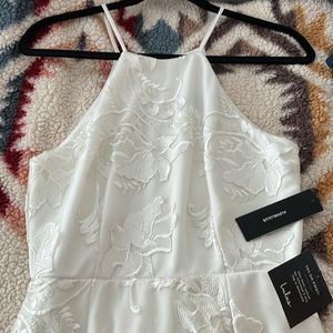 Lulus Embroidered Mini Dress